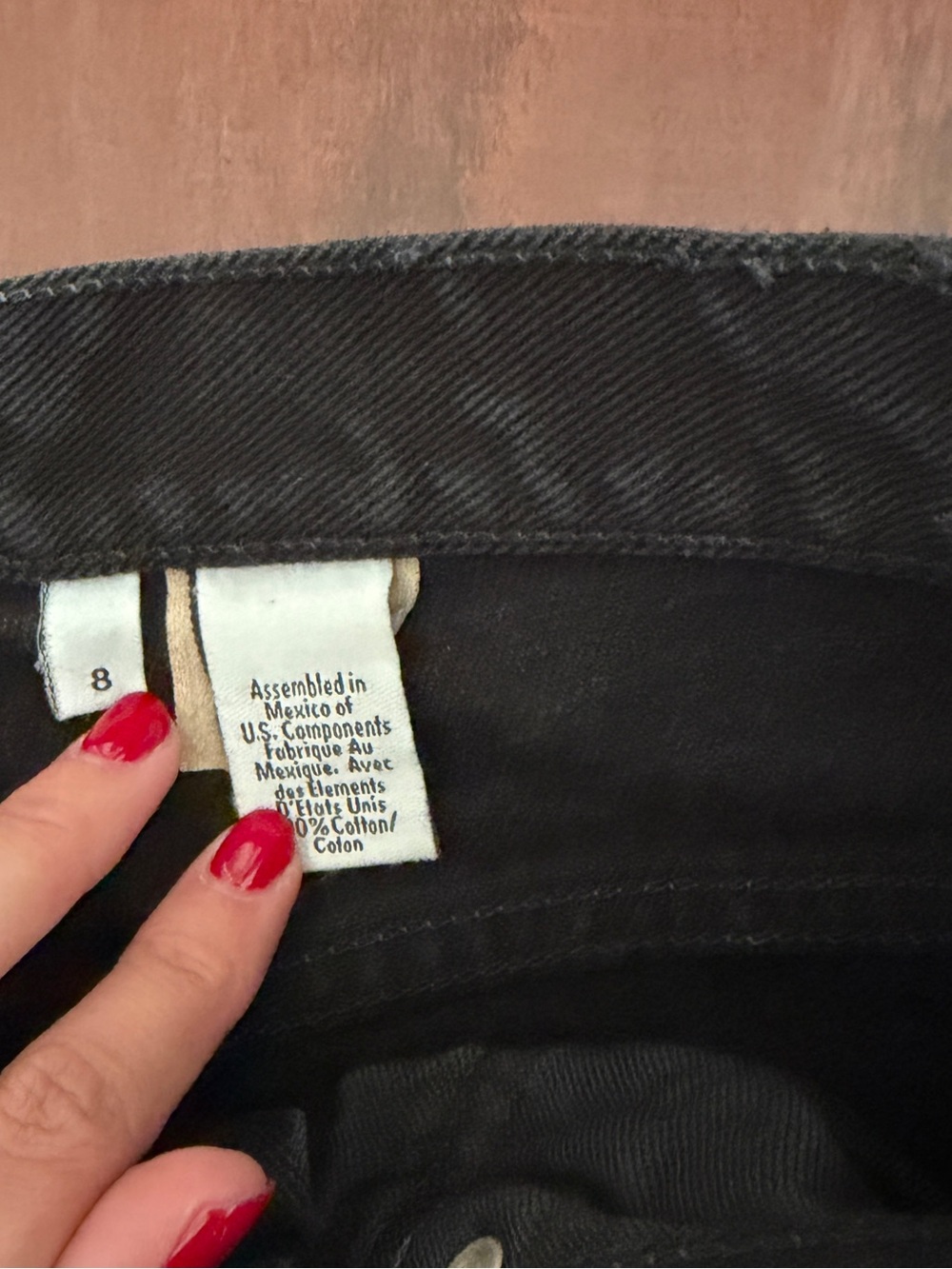 Vintage Calvin Klein Raw Hem Black High-Waist Straight Jeans - Picture 3 of 10